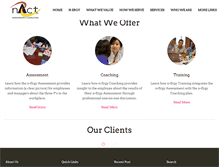Tablet Screenshot of n-actconsulting.com